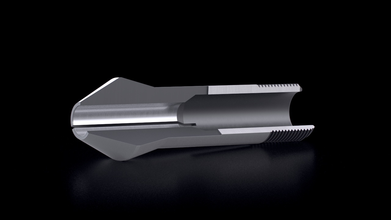 Pinces tirées à nez long SW&amp;B – Longueur de serrage prolongée – Vue en coupe