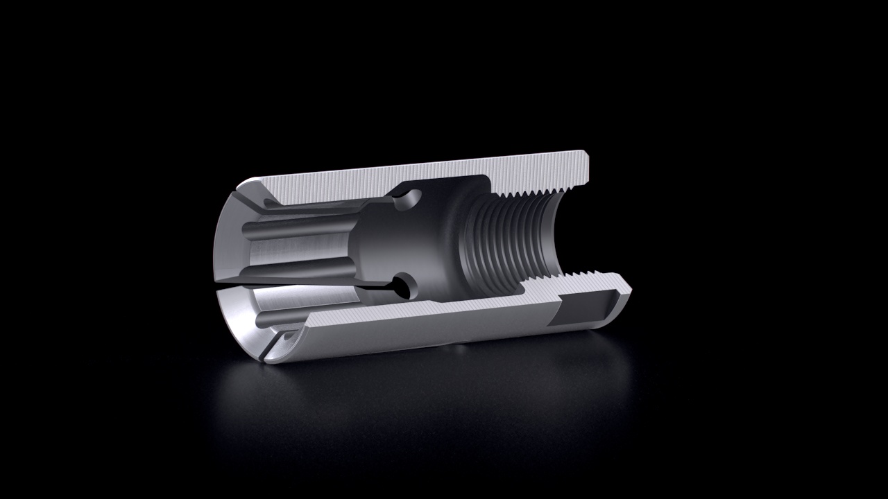 CUCCHI Bar Feed Collets – Special Profile – Cross-Section View