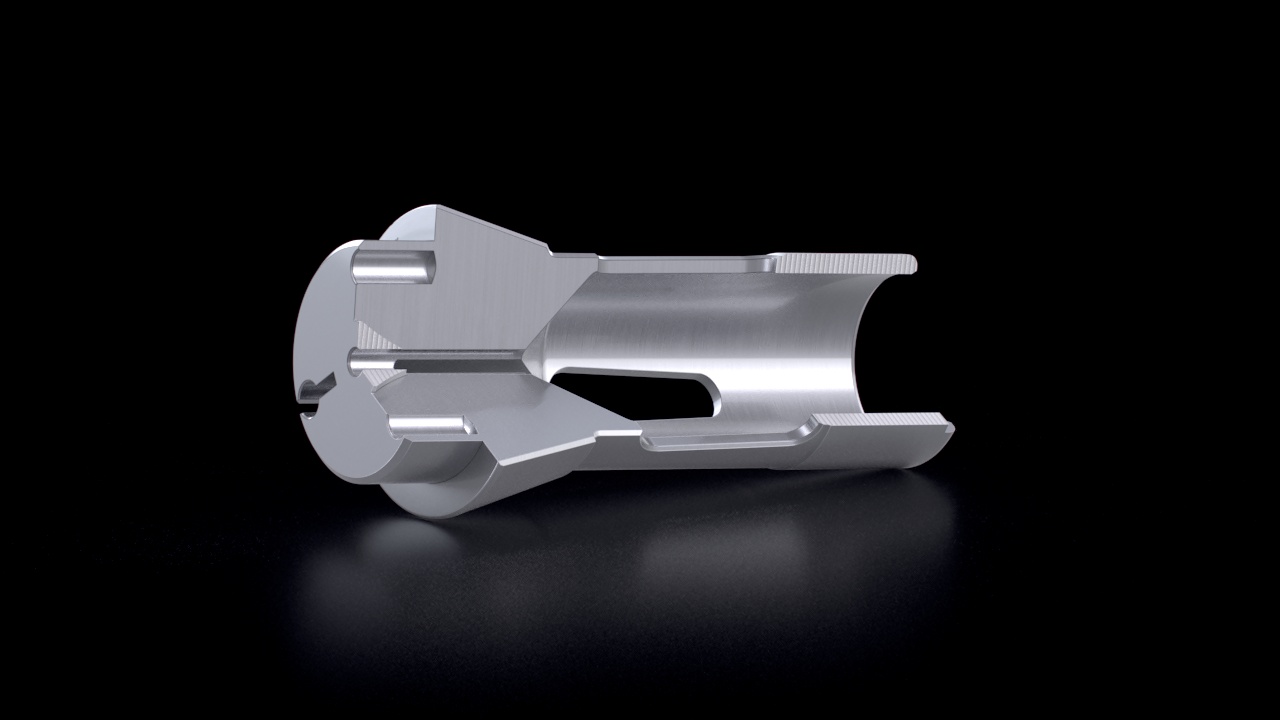 Dead Length Collets – Emergency Collet, Soft Design – Cross-Section View