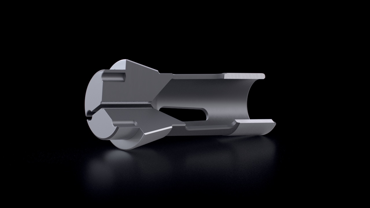 Dead Length Collets – Emergency Collet with Hardened Head – Cross-Section View