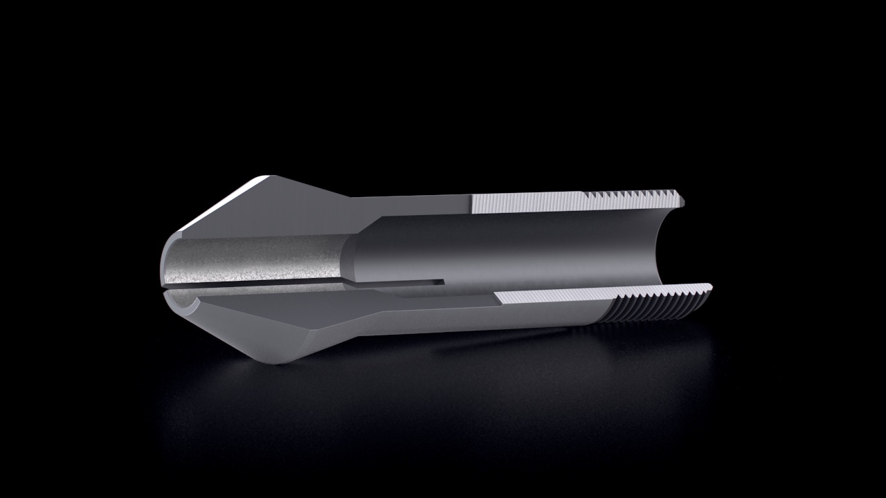 Pinces tirées à nez long SW&amp;B – Revêtement en carbure – Vue en coupe