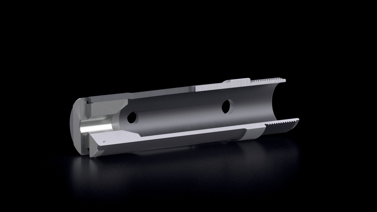Multi-Spindle Feeding Collets – Permaglis Inserts – Cross-Section View