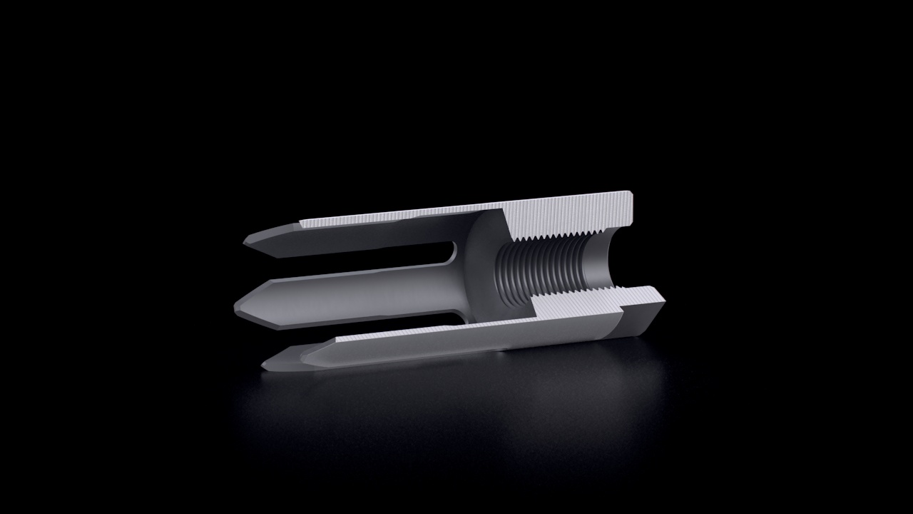 IEMCA Crown Bar Feed Collets – Hexagonal – Cross-Section View