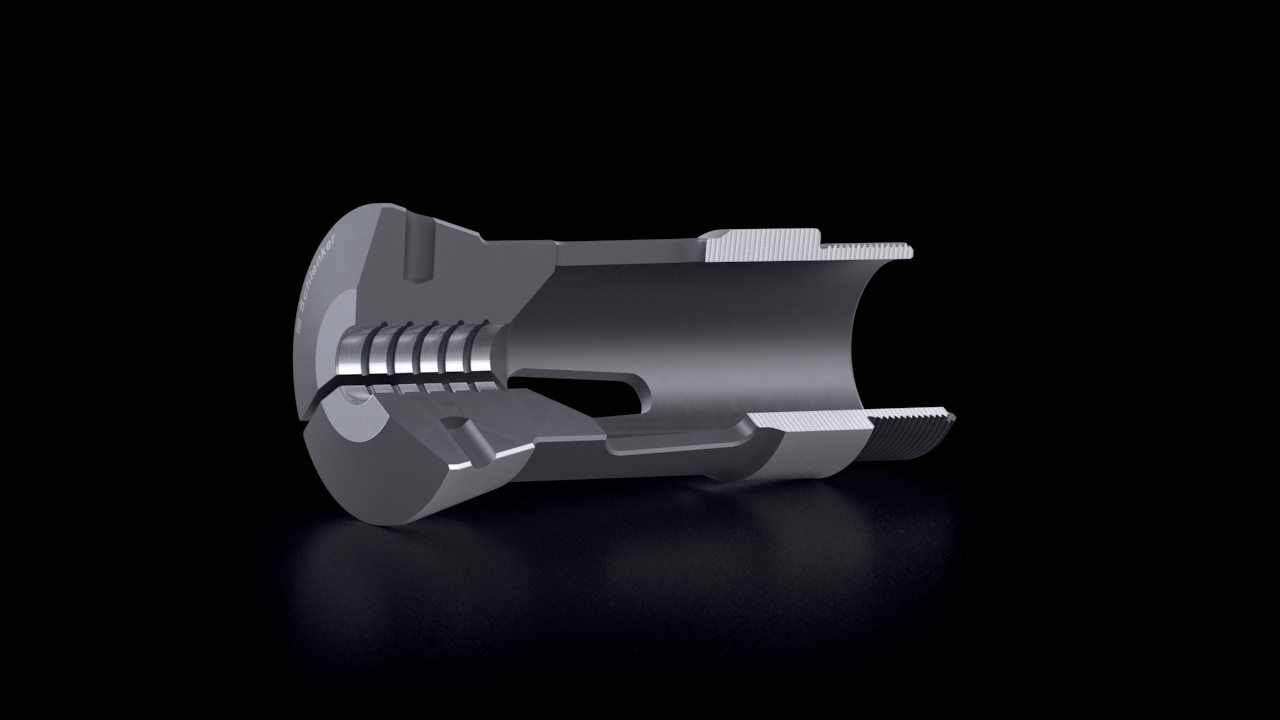 Main Spindle Multi-Spindle Collets – Grooved – Cross-Section View