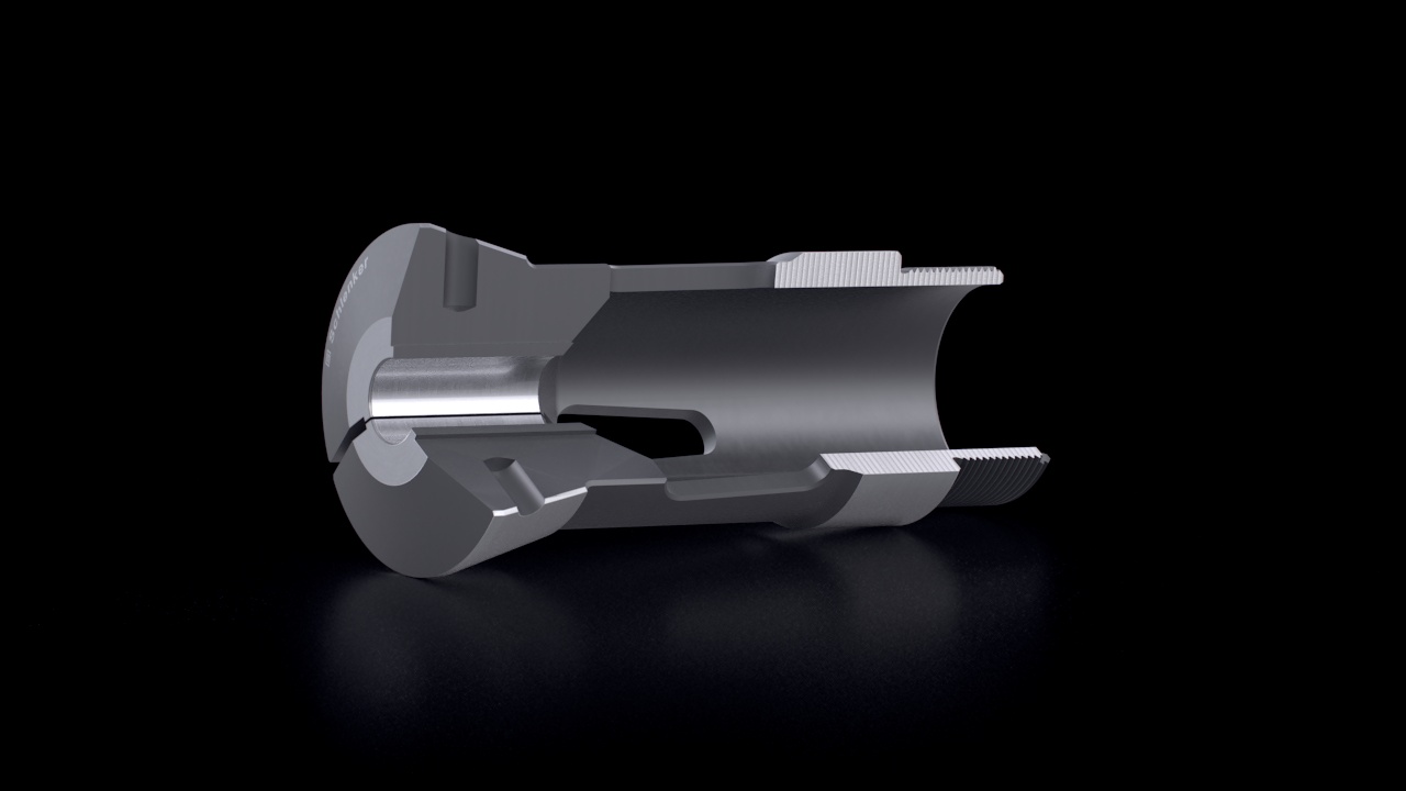 Main Spindle Multi-Spindle Collets – Thin Slotted – Cross-Section View