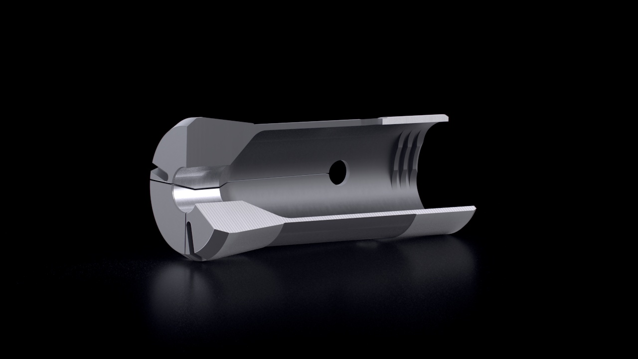 Sub Spindle Multi-Spindle Collets – L Slot – Cross-Section View
