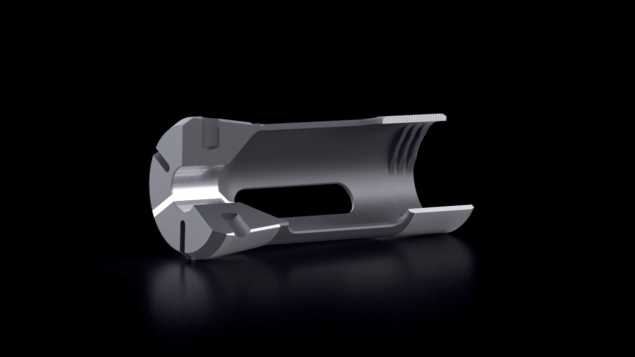 Sub Spindle Multi-Spindle Collets – Sealed – Cross-Section View