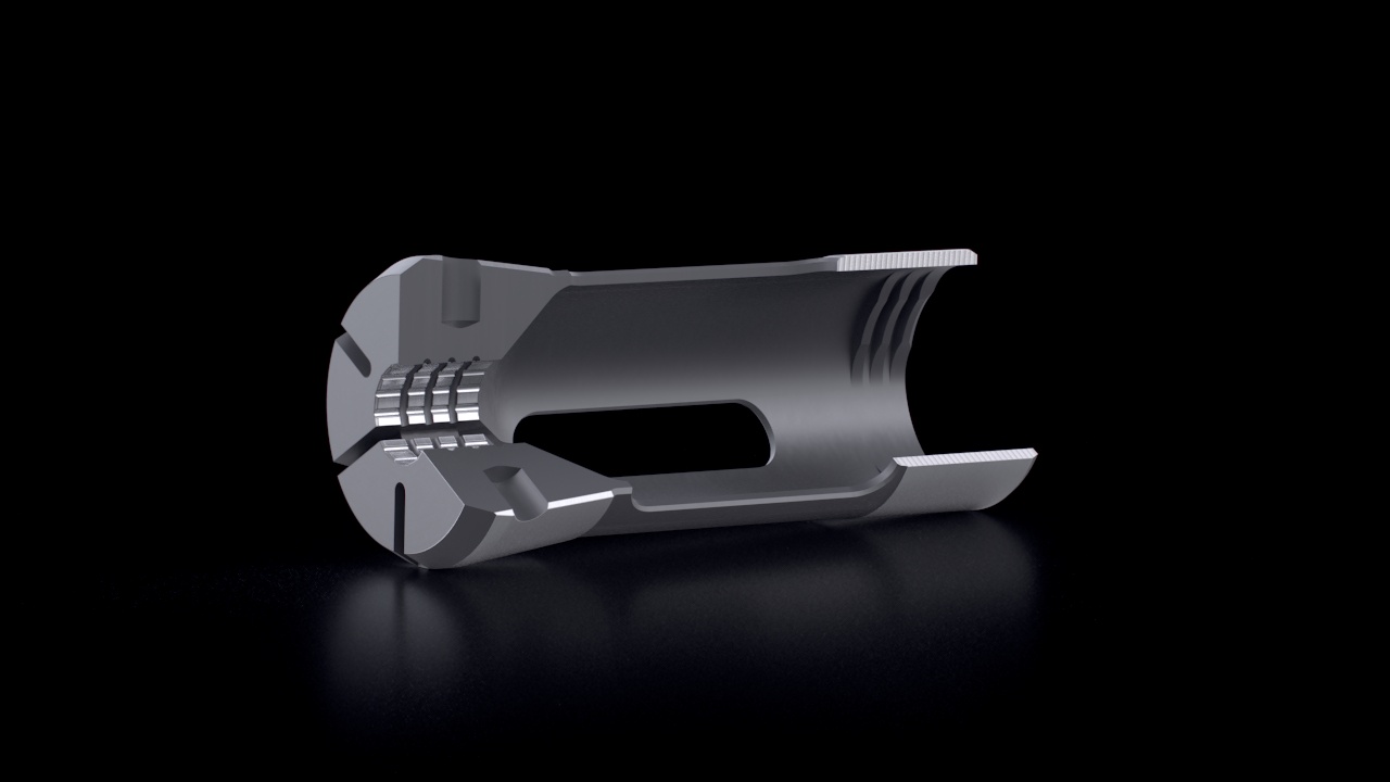 Sub Spindle Multi-Spindle Collets – Supergrip – Cross-Section View
